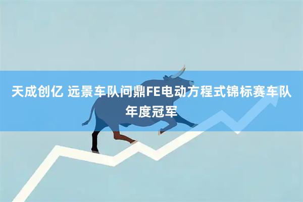 天成创亿 远景车队问鼎FE电动方程式锦标赛车队年度冠军